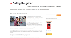 Desktop Screenshot of datingratgeber.info