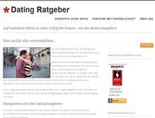 Tablet Screenshot of datingratgeber.info